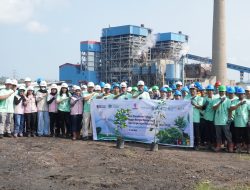 Aksi Nyata untuk Bumi PLN Indonesia Power UBP Labuhan Angin Tanam Ratusan Pohon Produktif