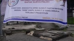 Surya Paloh Disambut Spanduk Berisi Aspirasi yang Mendesak Evaluasi Anggota DPRD Sumut Berinisial “SSM”