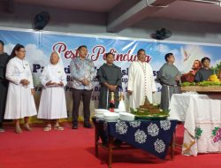 Pesta Pelindung Paroki St. Fransiskus Assisi Padang Bulan Medan, Mgr. Kornelius Sipayung OFMCap. Ajak Umat Hidup dalam Damai dan Persaudaraan